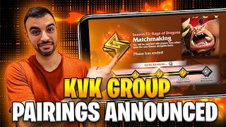 G2 KvK (Dragonsiege) Groups Announced + KD PvP Stats! | Call of Dragons