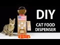 DIY Cat Food Dispenser from Cardboard