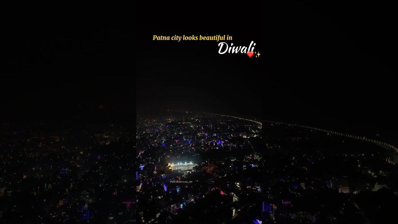 Patna City drone view ✨￼❤️