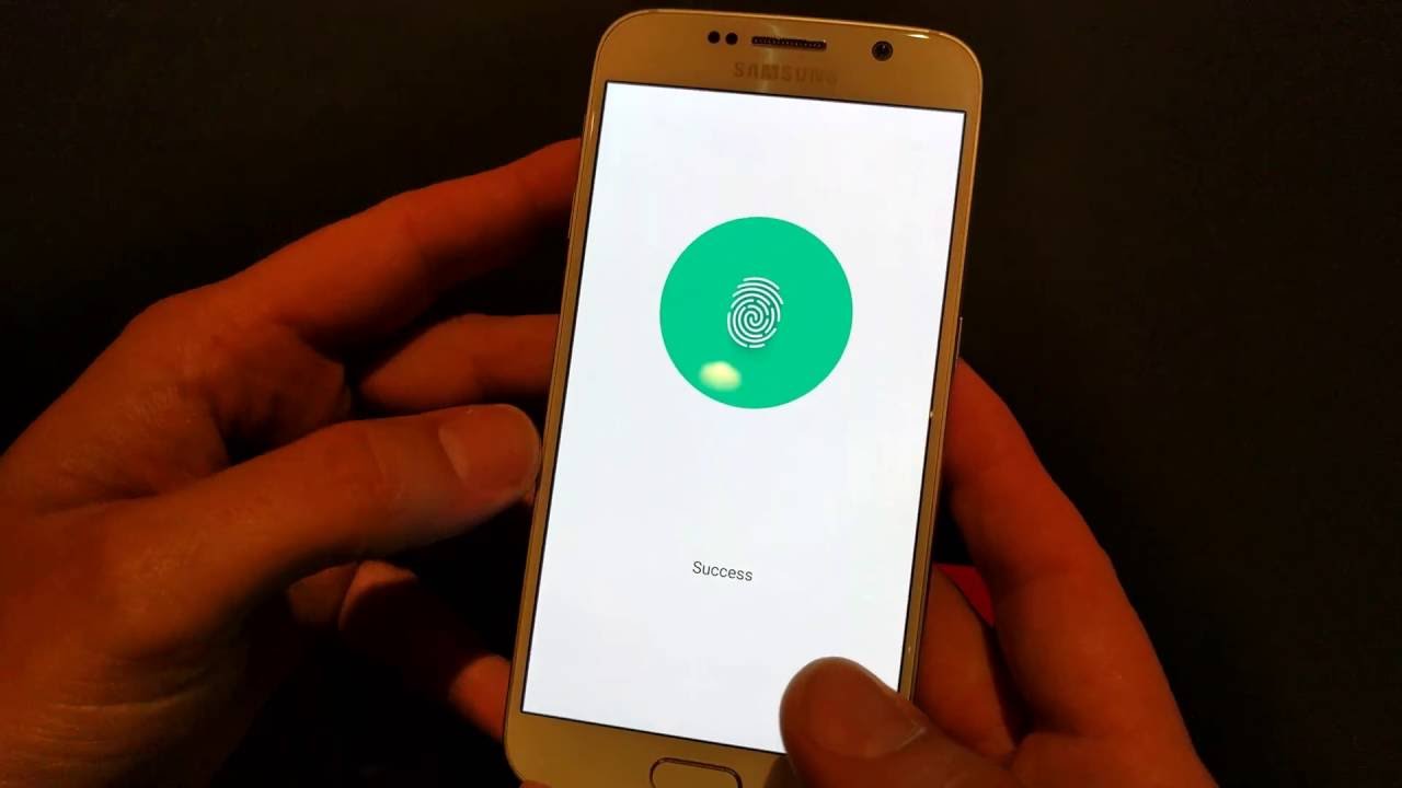Samsung Galaxy S6 Fingerprint Scanner Setup and Test YouTube