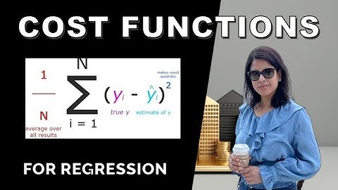 Cost Function Options for Regression Models- Machine Learning and Deep Learning