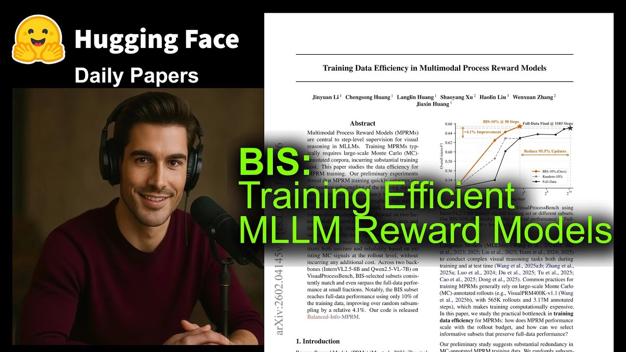 BIS: Training Efficient MLLM Reward Models