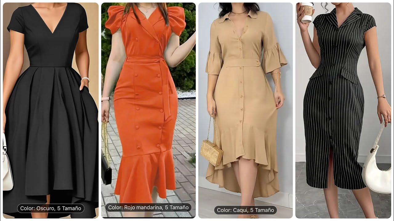 VESTIDOS CASUALES, VESTIDOS PARA EL DÍA A DÍA TE ENCANTARÁN!!