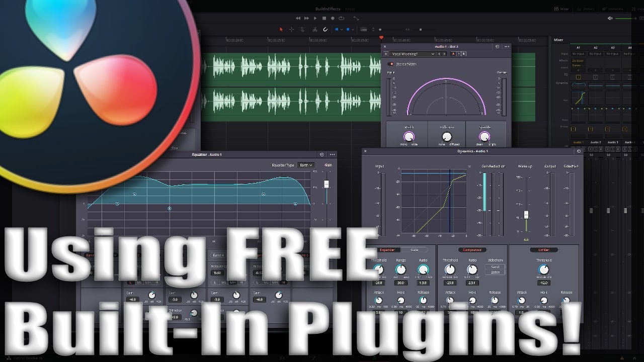 davinci resolve 14 free audio plugins