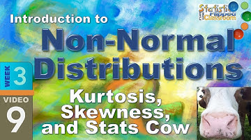 Non-Normal Distribution in Statistics – Skewness and Kurtosis (3-9)