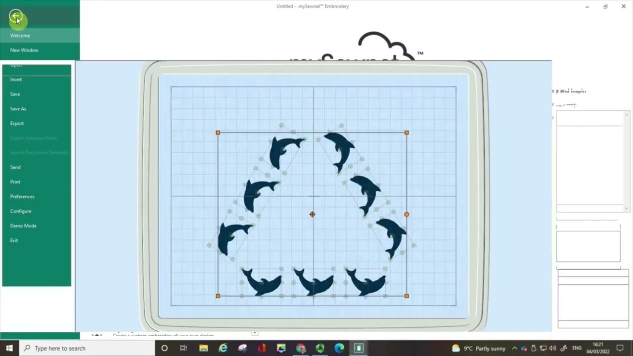 mySewnet Embroidery - How to Use Encore