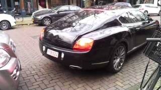 Bentley Continental GT Parking Skills in Amsterdam HD