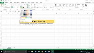 MS-Excel Step By Step - Lab 8 - Cell Format (Part - II)