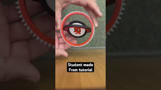 Student made from tutorial #3dprinting #tinkercad #3dprinted #tutorial #spiderman