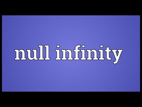 Null infinity Meaning