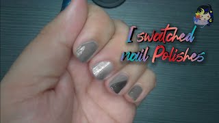 Swatched 5 duo Cheap Nail Polishes