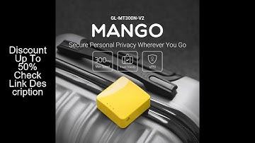 GL.iNet GL MT300N/V2 Mango Wireless Mini Portable VPN Travel Router Mobile Hotspot in Pocket WiFi Re