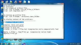 RHCSA - archive and compression