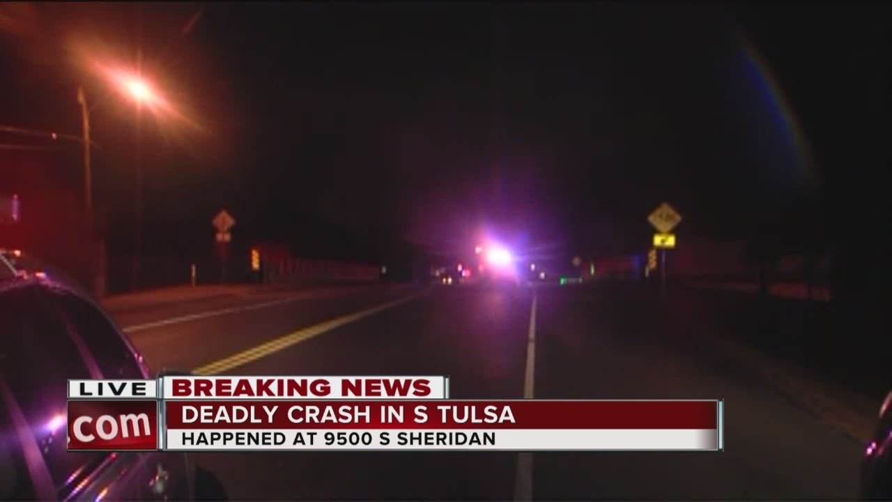One person is dead after car crash on Creek Turnpike - YouTube