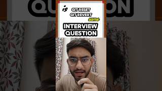 Git Reset vs Git Revert Explained (Interview Question) #codingshorts