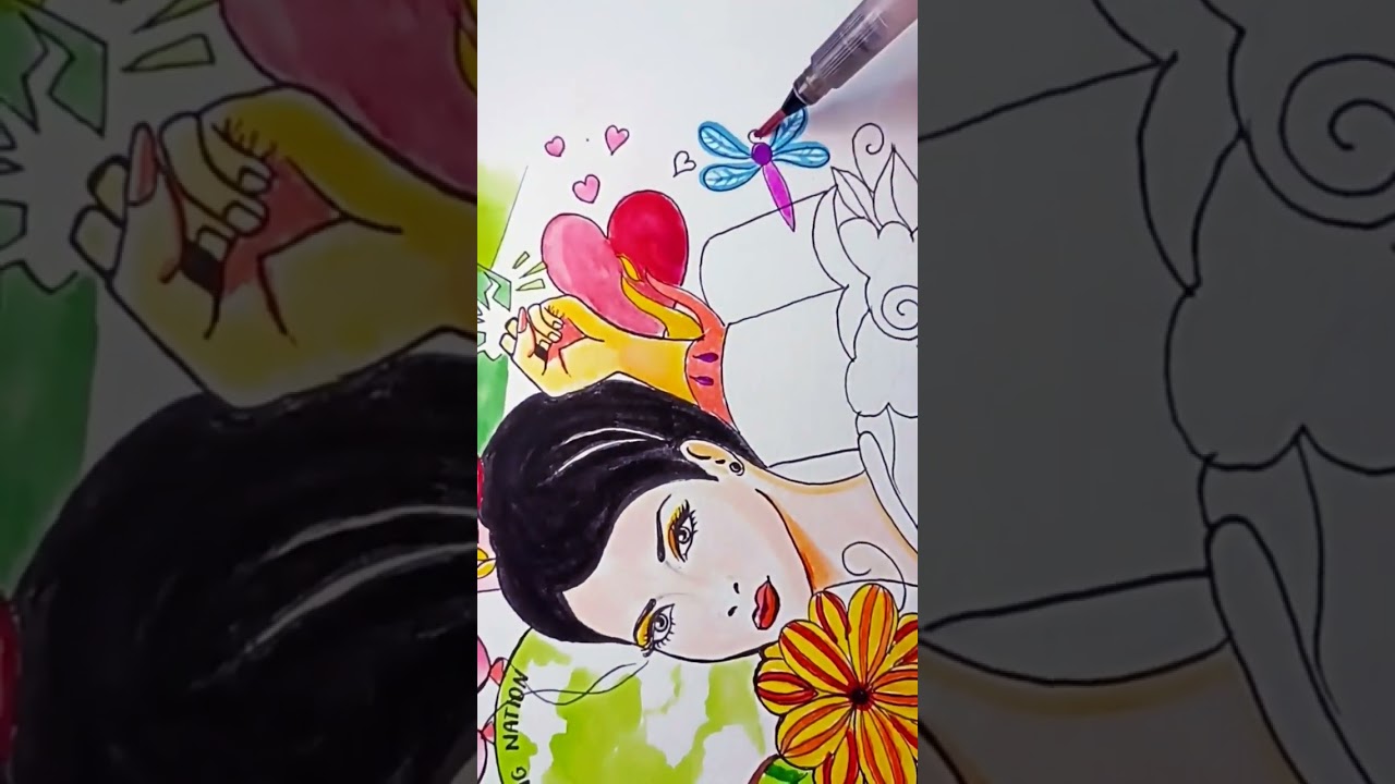 women's day special drawing.