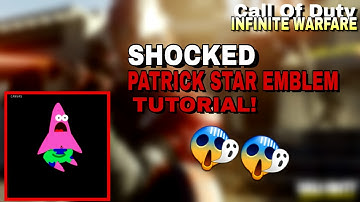 *EASY* COD INFINITE WARFARE SHOCKED PATRICK STAR EMBLEM TUTORIAL! EASY EMBLEM!