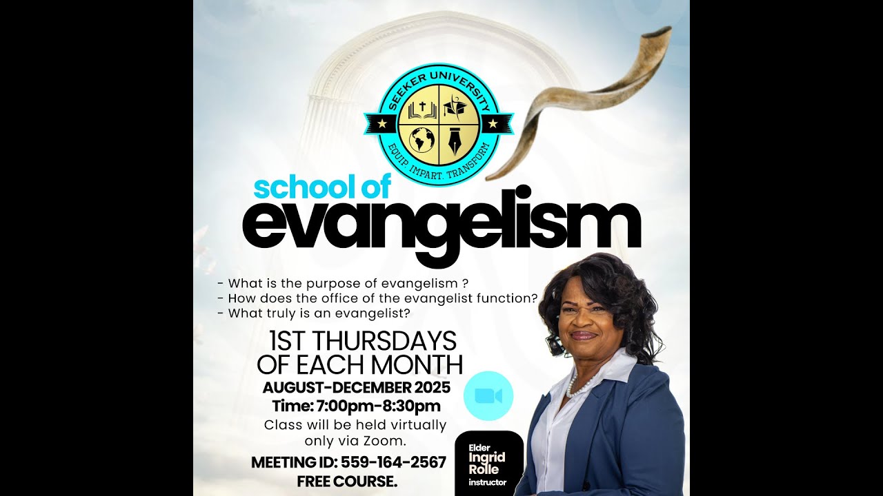 School of Evangelism - Elder Ingrid Rolle - YouTube