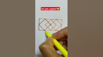 Only a genius can draw this in 1 Single stroke! #math #youtube #tutor #mathtrick #shorts #learning