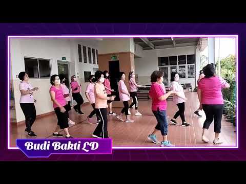 Setangkai Anggrek Bulan line dance demo by Budi Bakti LD
