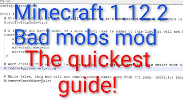 Bad mobs mod for Minecraft 1.12.2.