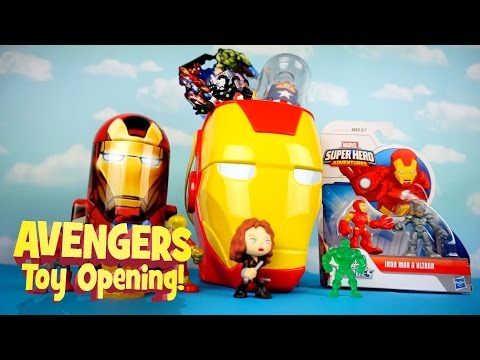 Avengers & Iron Man Toys Opening! by KidCity
