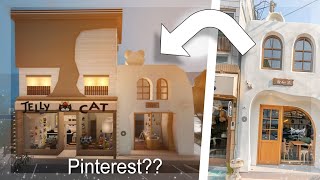 Building a PINTEREST JELLYCAT STORE   ICE CREAM SHOP in my bloxburg neighborhood!