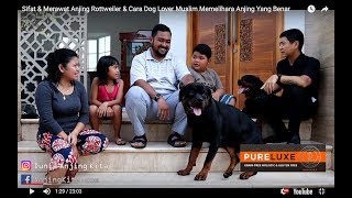 Sifat & Merawat Anjing Rottweiler & Cara Dog Lover Muslim Memelihara Anjing Yang Benar