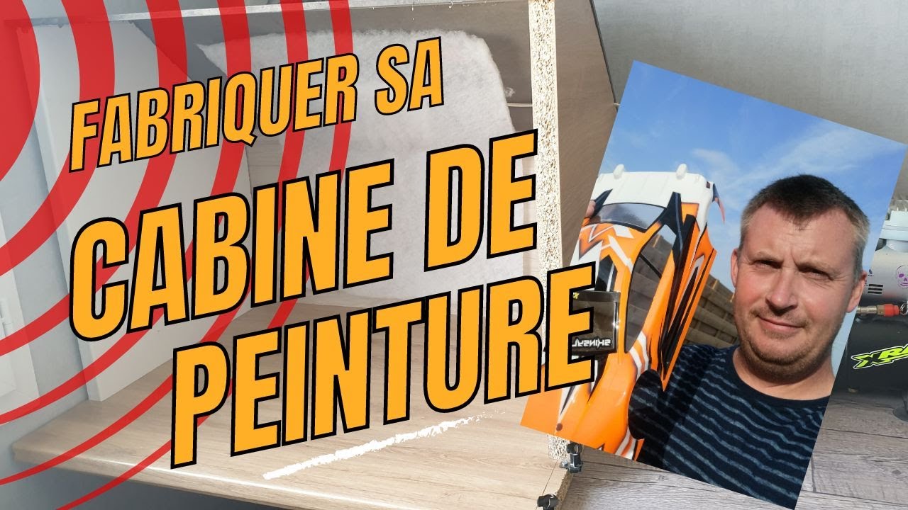 Cabine de peinture aérographe pour aérographe et travaux de peinture