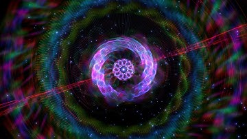 4K Hypnotica Space Spiral Circle Rotation 2160p Effect