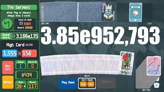 Balatro Highscore World Record? - 3.85e952,793 (Filtered Seed)