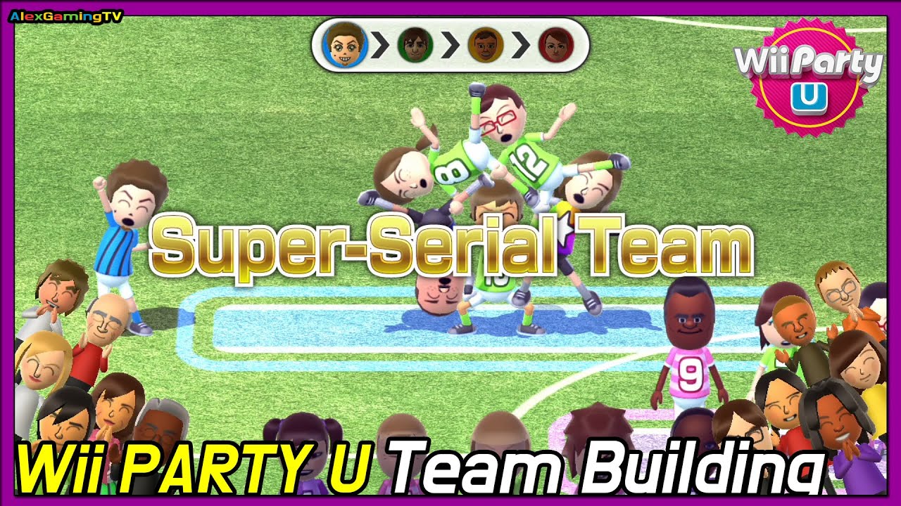 Wii Party U - Team Building (Eng sub) Player KimKY ( I did it Double Super Serial Team )