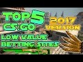 Top 5 Low Value gambling Sites CS:GO Episode 1 - YouTube