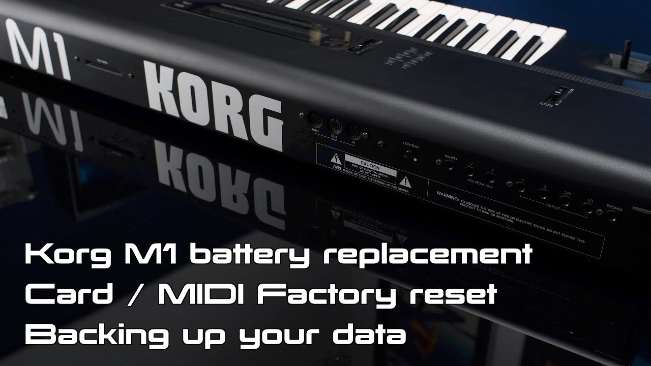 korg m1 replacement battery