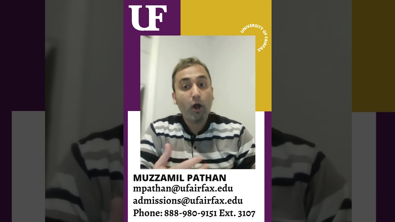 Muzzamil Pathan Welcomes Students to University of Fairfax
