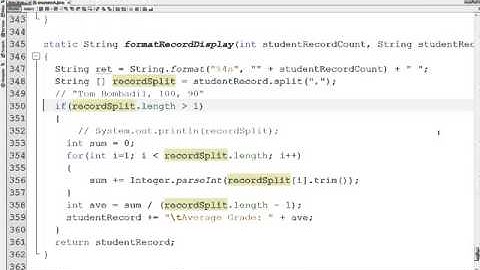 Java GradeBook App 05