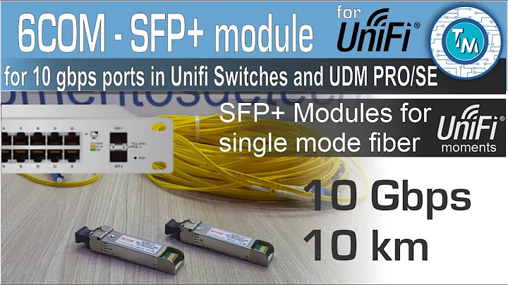 Another SFP+ Option for Unifi Swtches - 6com Module 10 Gbps - 10 km 1310 nm