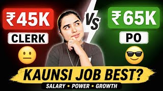 Bank Clerk vs PO 2026 💸 Salary, Power & Promotion | Kaunsi Job Best Hai? By Shivani Keswani