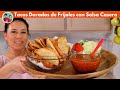 El Secreto de los Tacos Dorados de Frijoles🤫en verdad funciona? Salsa Casera para bañar los tacos |