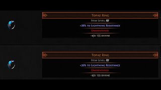 Loot from x50 Uber Eater of Worlds PoE 1 Keepers 3.27