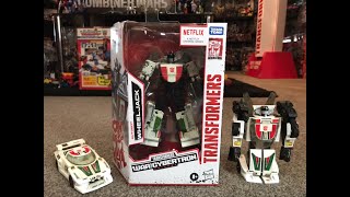 Transformers generations Netflix war for cybertron Wheeljack exclusive unbox G1 complete collection