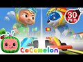 Race Car Challenge Song | CoComelon Animal Time Nursery Rhymes &amp; Kids Songs