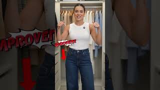 Valorize seu visual com essa wide leg chique. #calçajeans #wideleg #estilo #look #jeans