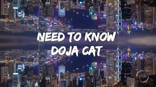 Doja Cat - Need To Know (lyrics)