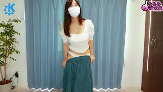 【生着替え&紹介】透け透けでセクシー♥スカートが妖精みたいなベビードールとTバックのセット #1