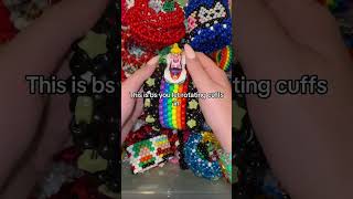 Kandi Cuff Controversy 😭 #kandi #kandikid #beads #bracelet