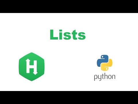Lists in Python