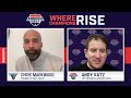 Maine's Chris Markwood Talks with Andy Katz