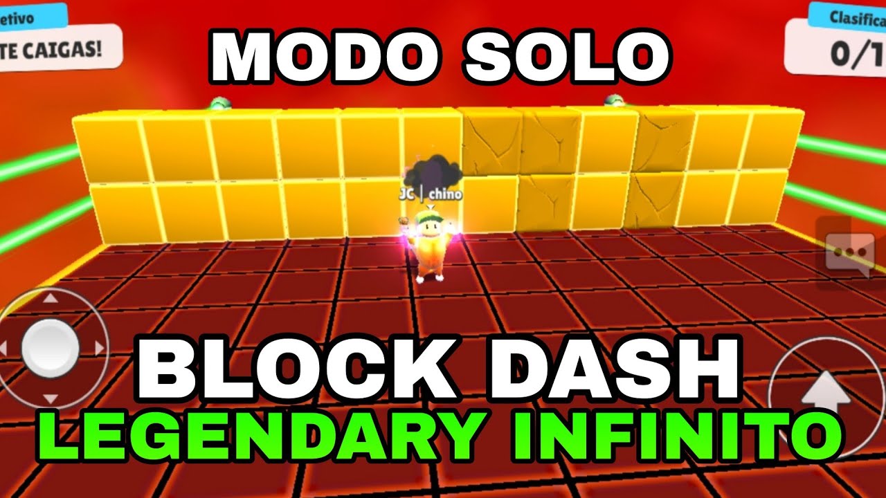 COMO JUGAR BLOCK DASH INFINITO en CELULAR STUMBLE GUYS 