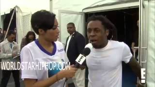 Famous Lil' Wayne comments on Camera Man Fight @ Beach Bowl 2013 .. Wealth